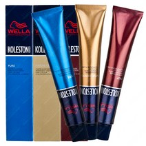 웰라 뉴 콜레스톤 퍼펙트 염색약 80g 염모제, 6/05 핑크브라운, 1개