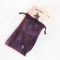 타로카드 파우치 Delos tarot card pouch, 검정스웨이드(big)