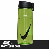 나이키 T1 트레이닝 스우시 워터보틀]자전거 헬스 등산 [AC3500-713], 그린, 375ml