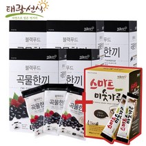태광선식 5+1 블랙푸드 곡물한끼 선식 5박스+미숫가루 1박스, 300g, 5박스