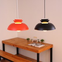 DESIGNFARM 피나투보1등 식탁조명 인테리어 포인트 예쁜조명 펜던트 조명, A-6.피나투보 (블랙) 에디슨램프(막대형1개포함)
