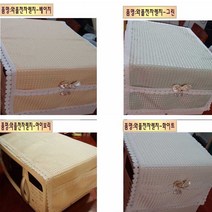 선하우스 전자렌지커버 냉장고커버 김치냉장고커버 오쿠커버 냉장고카바, 냉장고손잡이-그린