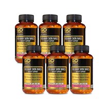 고헬씨 고 헤어 스킨 네일 뷰티서포트 100캡슐 6통, 6000mg, 6개
