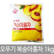 [오뚜기] 실속 차 복숭아홍차, 1kg, 1개입, 1개