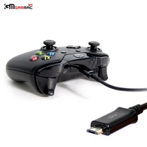 XBOX ONE 겜맥 무선 컨트롤러 충전케이블 (3m), 마이크로5핀케이블-3m (PC연결용)