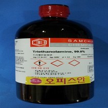 오피스안&컴사이언스 트리에탄올아민 Triethanolamine 99%(EP) 500g 1Kg 시약, 500ml