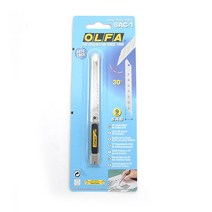 가죽공예 - 올파 30도 저각용 커터칼 칼 Olfa SAC-1