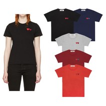 꼼데가르송 PLAY 반팔티셔츠 더블하트 (여성)