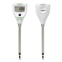 한나 토양 EC측정기 디지털 휴대용 포켓용 전도도 측정기 온도 테스터기 HI98331