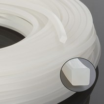 실리콘사각패킹 (가로5mm*세로10mm) - 10M(반투명), 1개