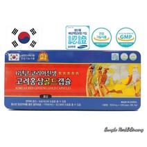 성보약초인삼사 6년근 코리아진생 고려홍삼골드캡슐, 820mg, 120캅셀, 1캔