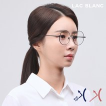 라끄블랑 [청광렌즈] 초경량 빈티지 원형 메탈 안경테 M8012