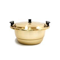 국산 알루미늄 양은 찜솥 찜기 찜다라이 다용도냄비, 대소, 1개