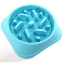 파스텔 다이어트 급체방지 식기, 블루, 1개