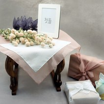 비단숲 홑겹 노방 보자기(34x34cm) 3장 1세트 선물포장 전통돌상 돌답례품, No.106