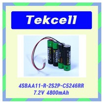 텍셀(Tekcell) 4SBAA11-R-2S2P(7.2V 4800mAh)C5264RR 리튬전지작업, 1개