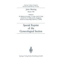 Joint Meeting Munich 1968: Special Reprint of the Gynecological Section Paperback, Springer