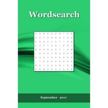 Word Search: September 2017 Paperback, Createspace Independent Publishing Platform