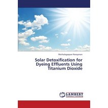 Solar Detoxification for Dyeing Effluents Using Titanium Dioxide Paperback, LAP Lambert Academic Publishing