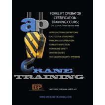 Forklift Operator Certification Training Course Paperback, Brown Technical Publications Inc