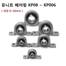KP08~KP006 유니트베어링 3d 프린터 내경8~30mm 8종류 오픈형, KP003(내경 17mm)