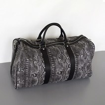 블랙 파이톤 여행가방 보스턴백 (L)
