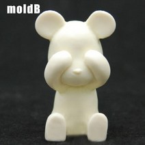 [몰드비] 눈가린 베어 수제 실리콘몰드/석고방향제 캔들 디퓨저 비누 재료