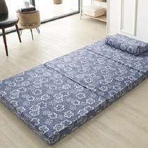 미라클침구 접이식매트리스 3단 대 (마블 HR), 06.에바블루