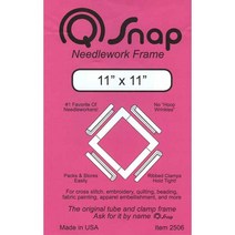 조이십자수 [미국]큐스냅 Q-SNAP사각 클립수틀 큐스냅 Q-SNAP, [미국]큐스냅 Q-SNAP 정사각 (11X11inch)/2506, 1세트