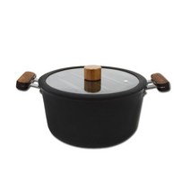 키친아트 FORT IH 인덕션 냄비 양수, 24cm, 혼합색상