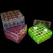 클라이오 박스 cryo box 25holes 81holes 100 holes 크라이오 냉동 저온 냉장 hole vial 재질 액체 질소 보관 rack 바이알, 25칸