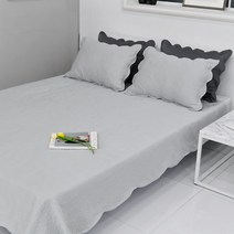 블레딕홈 쿨냉감 고주파 이불겸 스프레드, 그레이