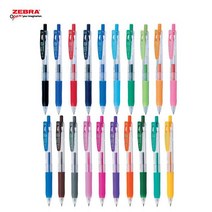 제브라 사라사클립 젤잉크펜, 0.5mm-화이트라이트블루