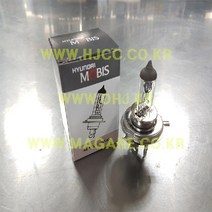 카렌스2 전조등(H4)모비스할로겐전구08C0630002(12V60/55W), 모비스전구