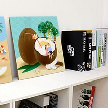 꾸밈 ck472-아크릴액자여름속과일이야기 액자, 타입8-코코넛