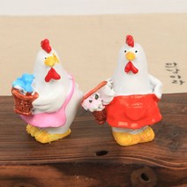 꽃을 든 닭 미니 2P