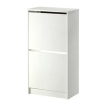 IKEA TRONES 2단신발장 신발장, 화이트