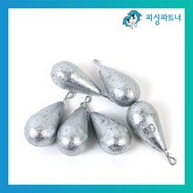 피싱파트너 친환경 물방울 봉돌 쭈꾸미채비 선상봉돌 워킹봉돌