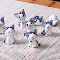 크리에잇투 미니고양이 도자기인형 10종세트