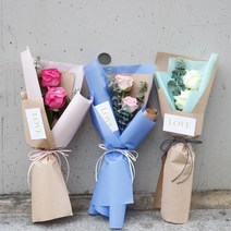 [피오니페페] 장미꽃다발 헤라 마르샤 올포러브 장미꽃 미니꽃다발, 연핑크장미(헤라)