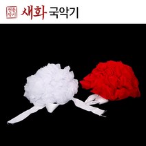 새화국악기 상모꽃 (일반), 백색, 1개