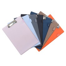 아날로그 슈프림 가죽 클립보드 A4, 네이비, 1개