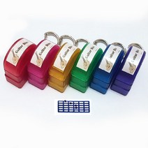 올림피아 퍼펙트 기타카포 C-1, 기타코드스탬프(가로6칸)_옐로우