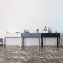 [가구언니] 라디아 원목 화장대 콘솔 수납장 서랍장, 버지니아네오