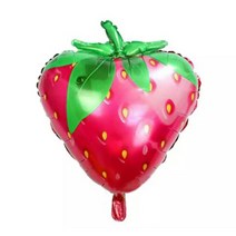 [서문포장] 과일 호일풍선, 딸기, 1개