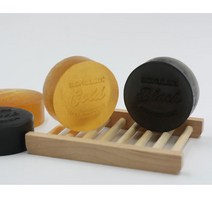 한스오가닉 모클비 블랙&골드 세트 모낭클린 프로젝트 천연비누, 60g, 1세트(2개)