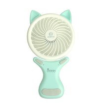 투반 휴대용선풍기, 민트(고양이)