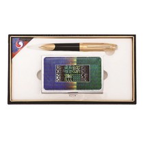 노블리스펜+ 수복창살문자개명함(블그린), 본상품선택, 본상품선택