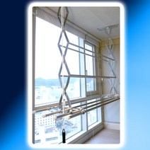 엔에스지테크 세양아트 올스텐레스 반자동 천장건조대 4단 8봉, 본품선택, 1