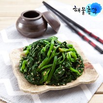 해물총각 시금치 아욱 열무 얼갈이 유채 무청시래기 간편 냉동야채, 1봉, 얼갈이kg
